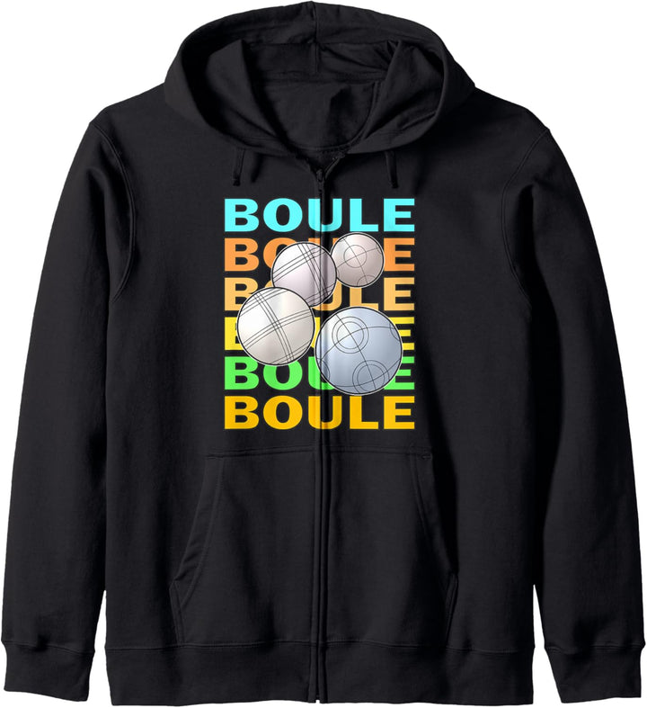 BOULE Kugeln Petanque Sport, Boccia Spiel Boulen Boul Kapuzenjacke