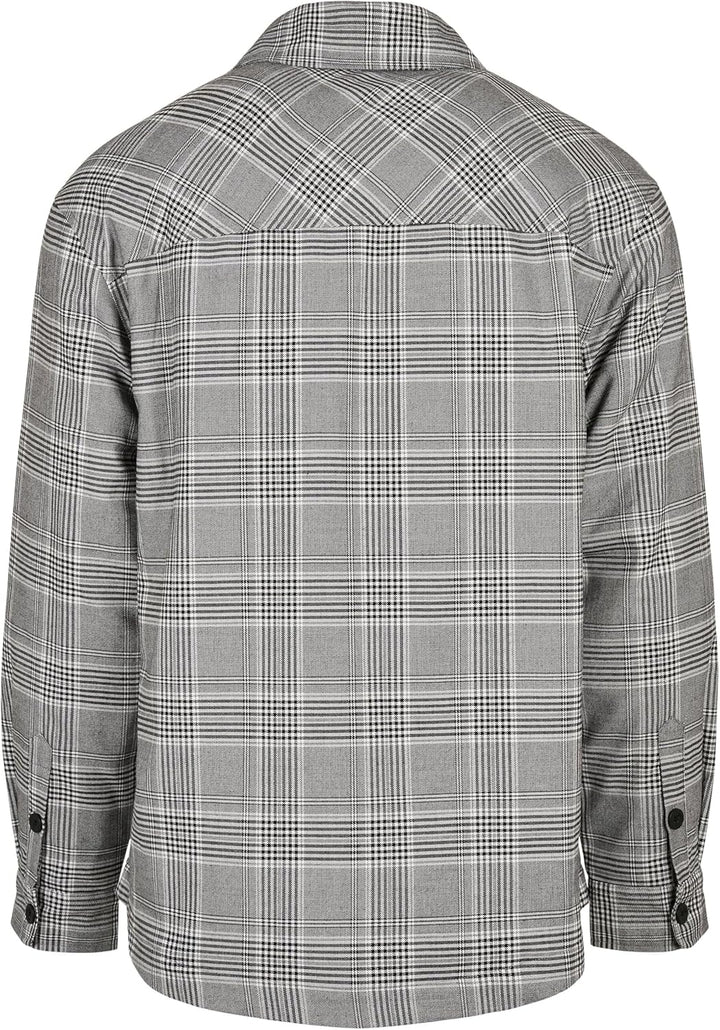 Cayler & Sons Herren Plaid Out Quilted Shirt Jacket M black/white, M black/white