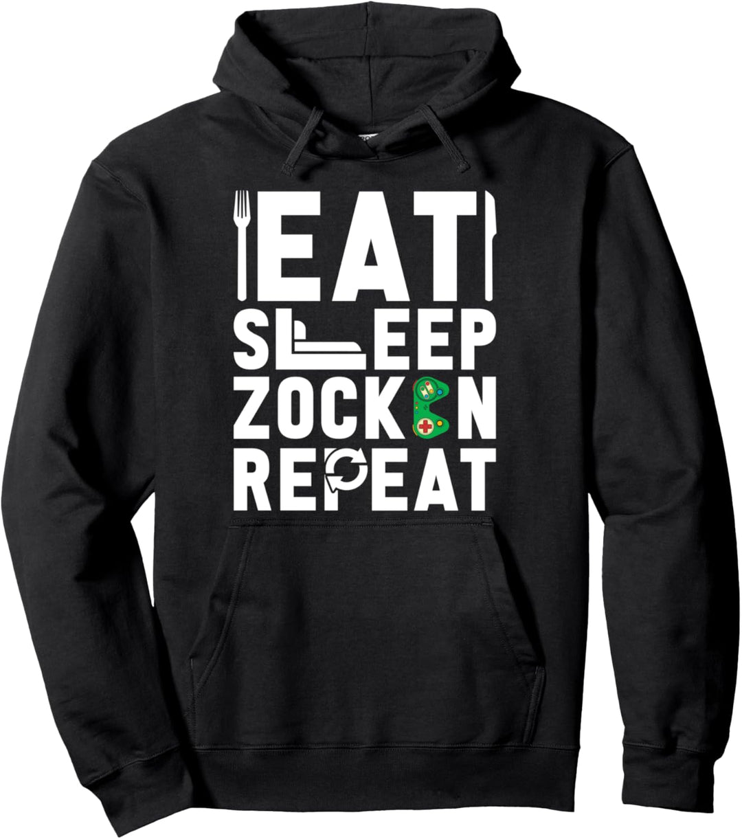 Gamer Nerd Videospiel Zocker E Sport Zocken Lustiges Gaming Pullover Hoodie