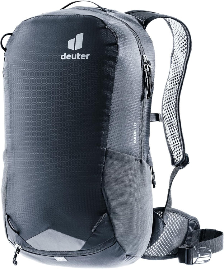 deuter Unisex Race 16 Fahrradrucksack (1er Pack) 16 L Schwarz, 16 L Schwarz