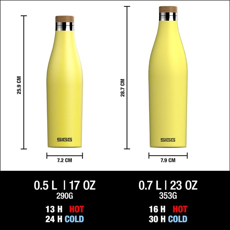 SIGG - Isolierte Trinkflasche - Meridian - Auslaufsicher - Extra schlank - BPA-frei - Plastikfrei -