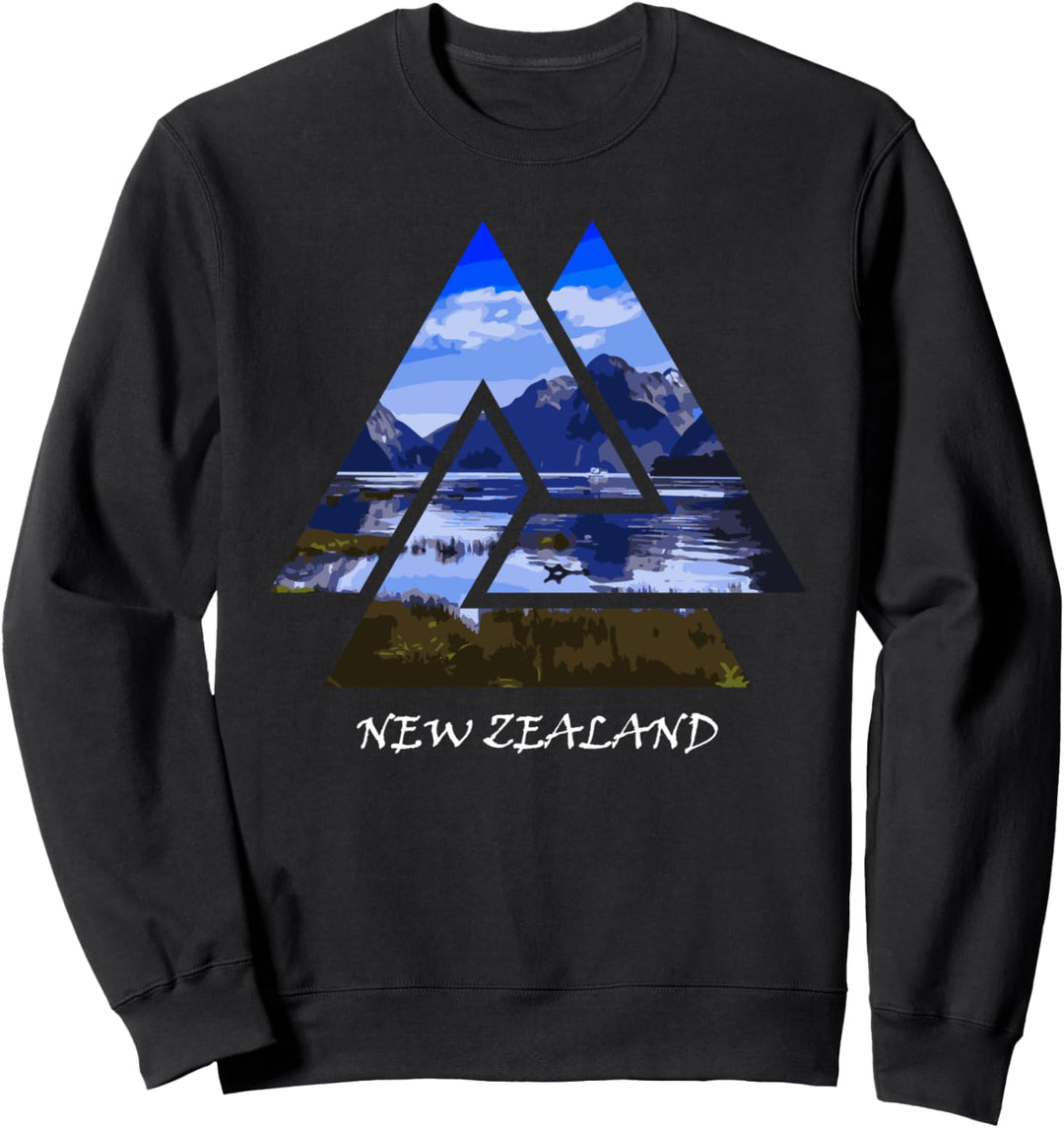 New Zealand Milford Sound Travel Sweatshirt