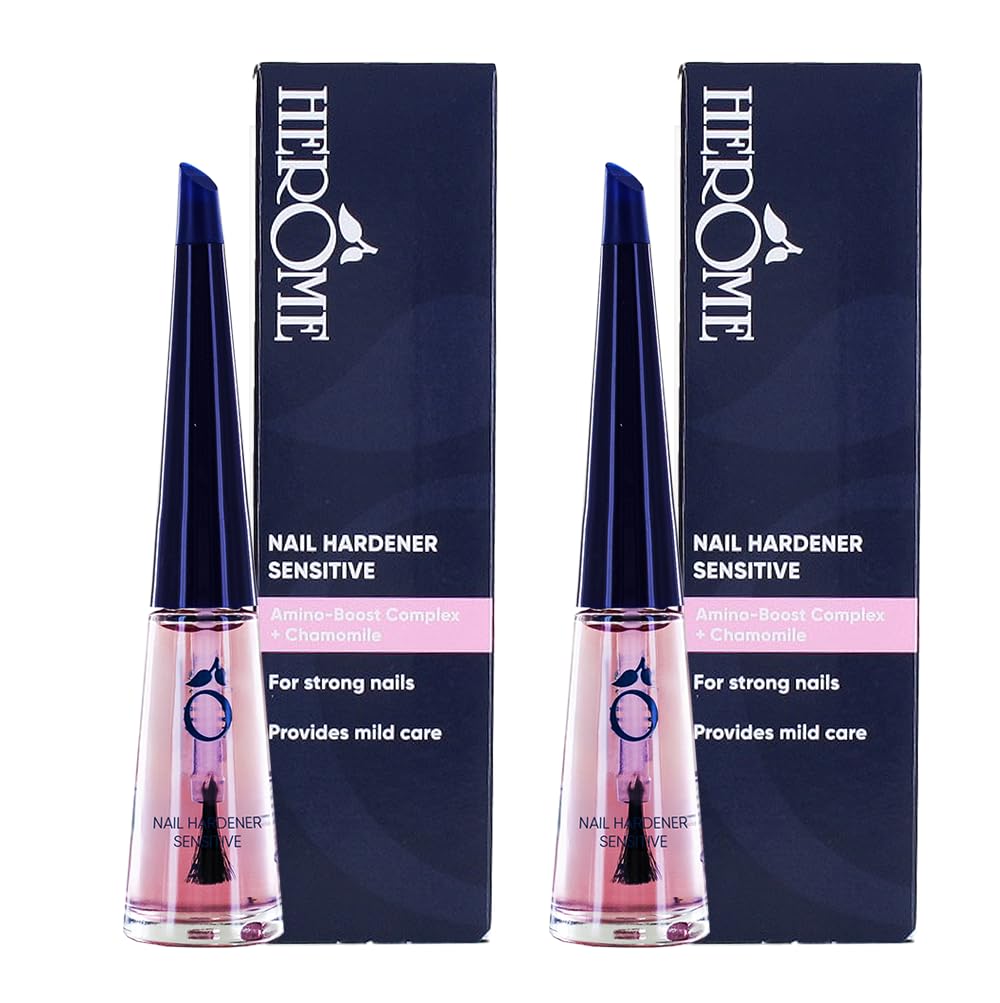 Herome 2-Pack Nagelhärter Sensitive - Nagelverstärker Garantiert Feste Nägel Innerhalb von 30 Tagen.