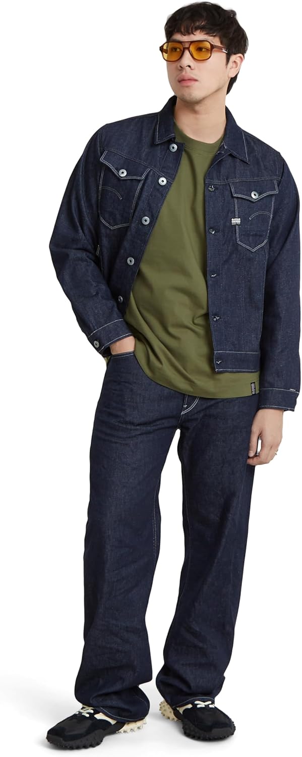 G-Star RAW Herren Essential Loose T-Shirts S Grün (Sage D23471-c784-724), S Grün (Sage D23471-c