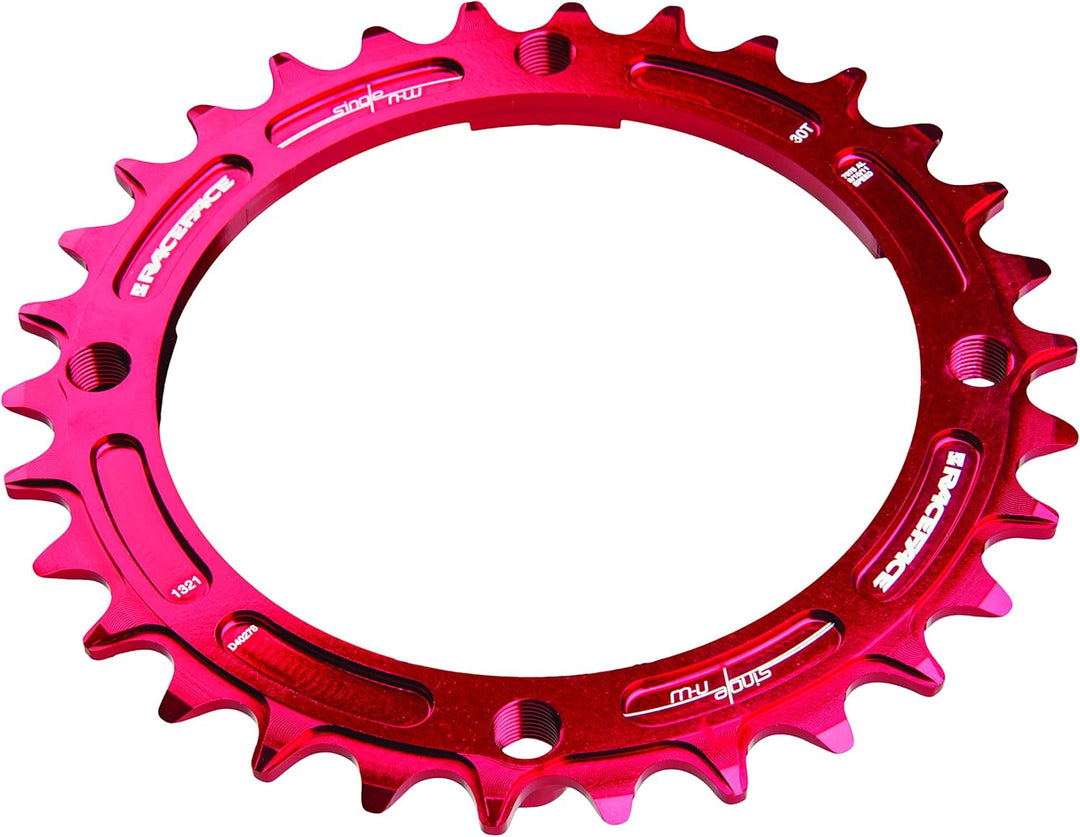 Race Face schmales breites Einzel-Kettenblatt 104 x 36T Rot, 104 x 36T Rot