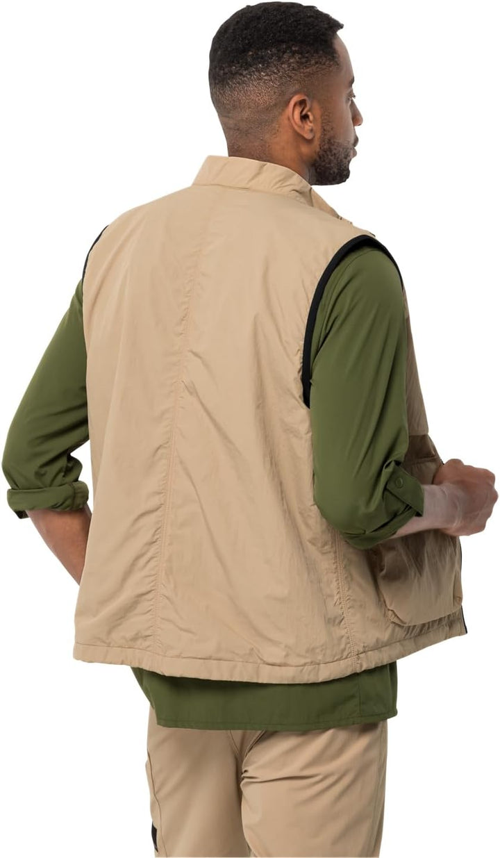 Jack Wolfskin Herren Lightsome Wander Vest M Weste M sand storm, M sand storm