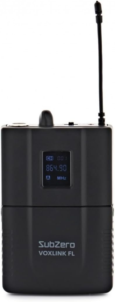 SUBZERO Drahtloses Mikrofonset mit Headset- und Lavalier-Mikrofonen