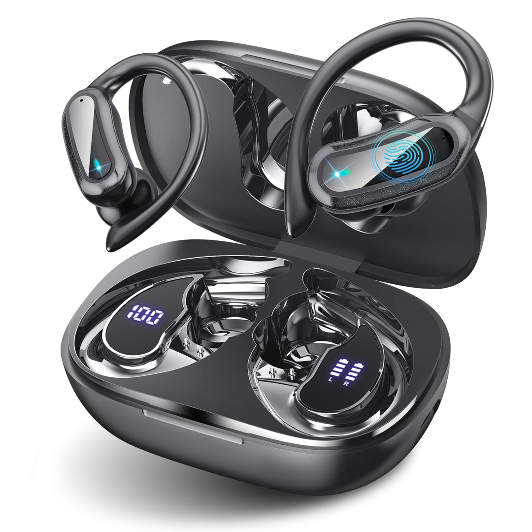 TRAUSI Kabellose Bluetooth-Kopfhörer, Bluetooth 5.3 Stereo, Over-Ear-Kopfhörer, Mikrofon mit Geräusc
