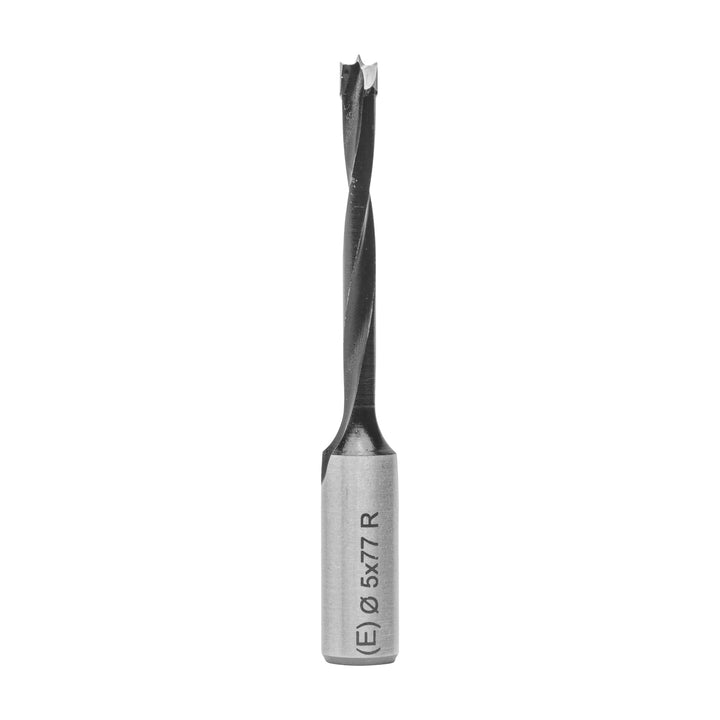 ENT 22440 Dübelbohrer HW, Schaft (S) 10 mm, Durchmesser (D) 5 mm, NL 44 mm, SL 30 mm, L 77 mm, Recht