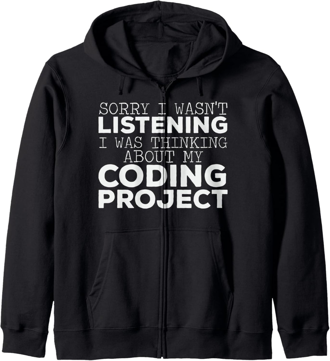 Programmierer Spruch Coder Coding Witz Code Informatiker Kapuzenjacke