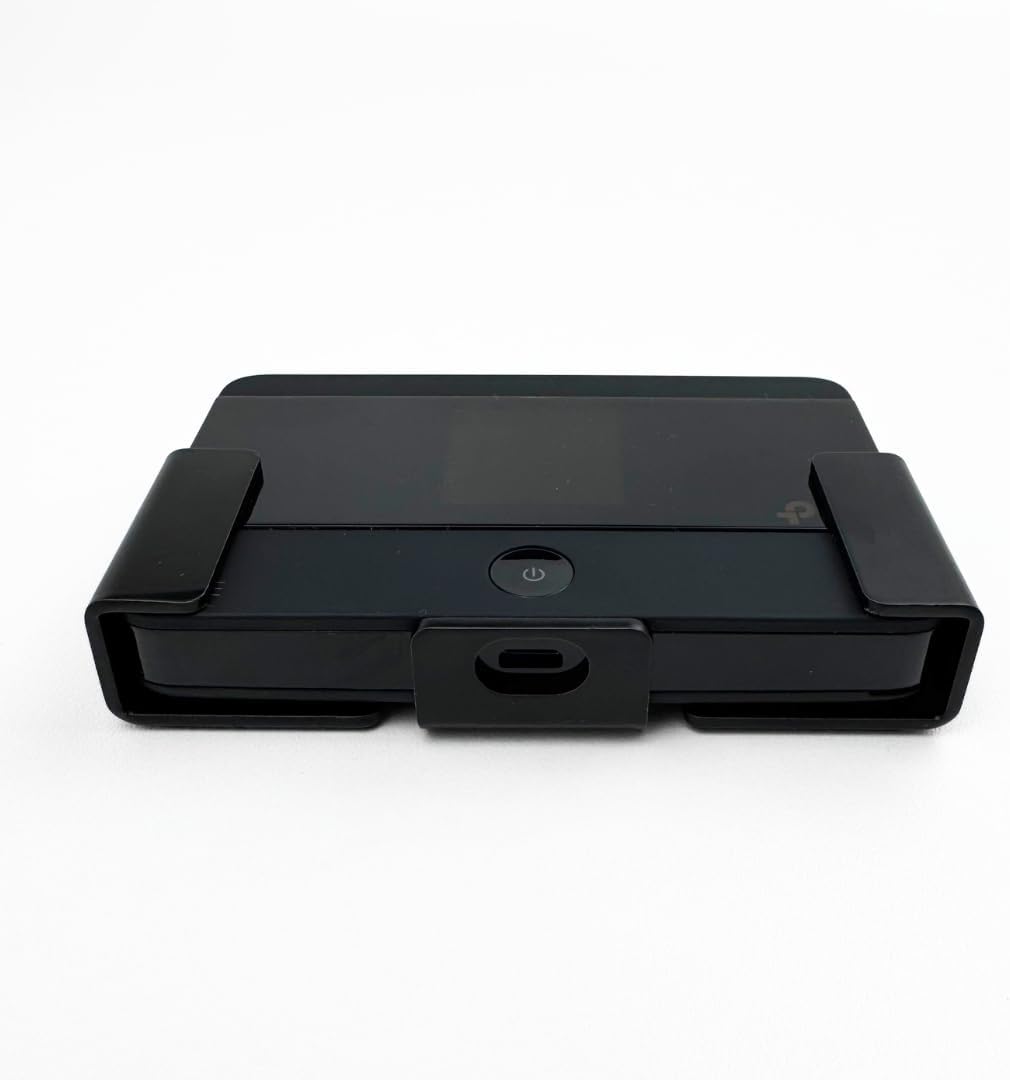 Wandhalterung aus Metall Halter für TP-Link M7350 zum Kleben oder Bohren Halterung mobiler Router Wa