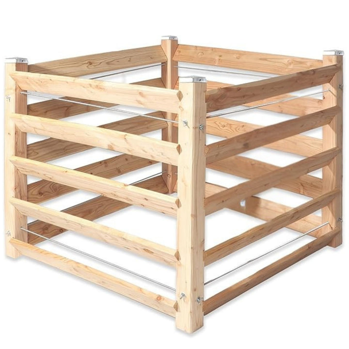 Moderner Komposter Single ca. 80x100 cm Höhe 80 cm aus Lärchenholz Massivholz Steckkomposter Kompost