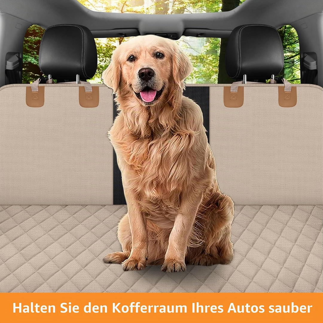 GXT, Rücksitzbezug für Hunde, für Autos, SUVs und LKWs mit Netzfenster, kratzfestes, rutschfestes un