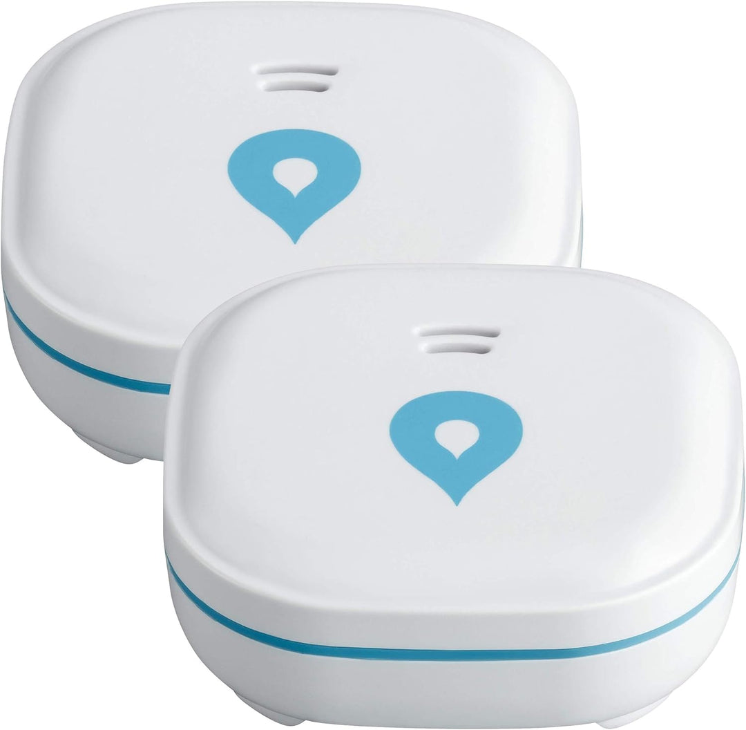 SEBSON Wassermelder Mini GS153, 10 Jahres Langzeit-Batterie, Wasseralarm, Wasserwächter 60x60x24,2mm