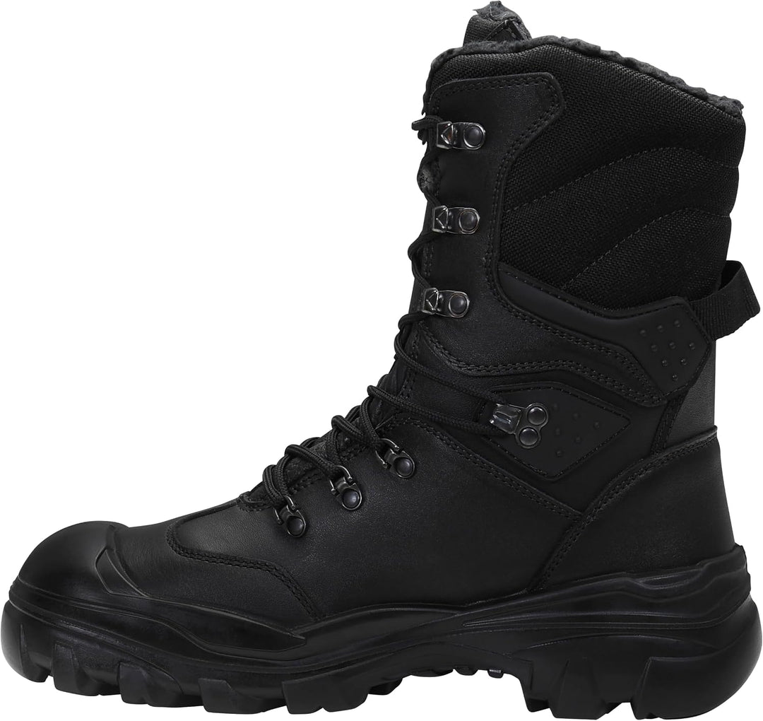 ELTEN Sicherheitsschuhe, Winter ERIC S3 CI, Damen und Herren, Leder/Textil, Stahlkappe, robust, Schw