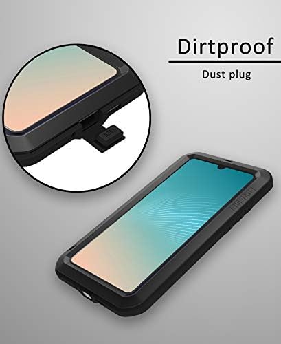 Fonrest Ganzkörper Hülle für Huawei P30 Pro, Love MEI 6,47-Zoll Schwerlast Hybride Aluminium Metall
