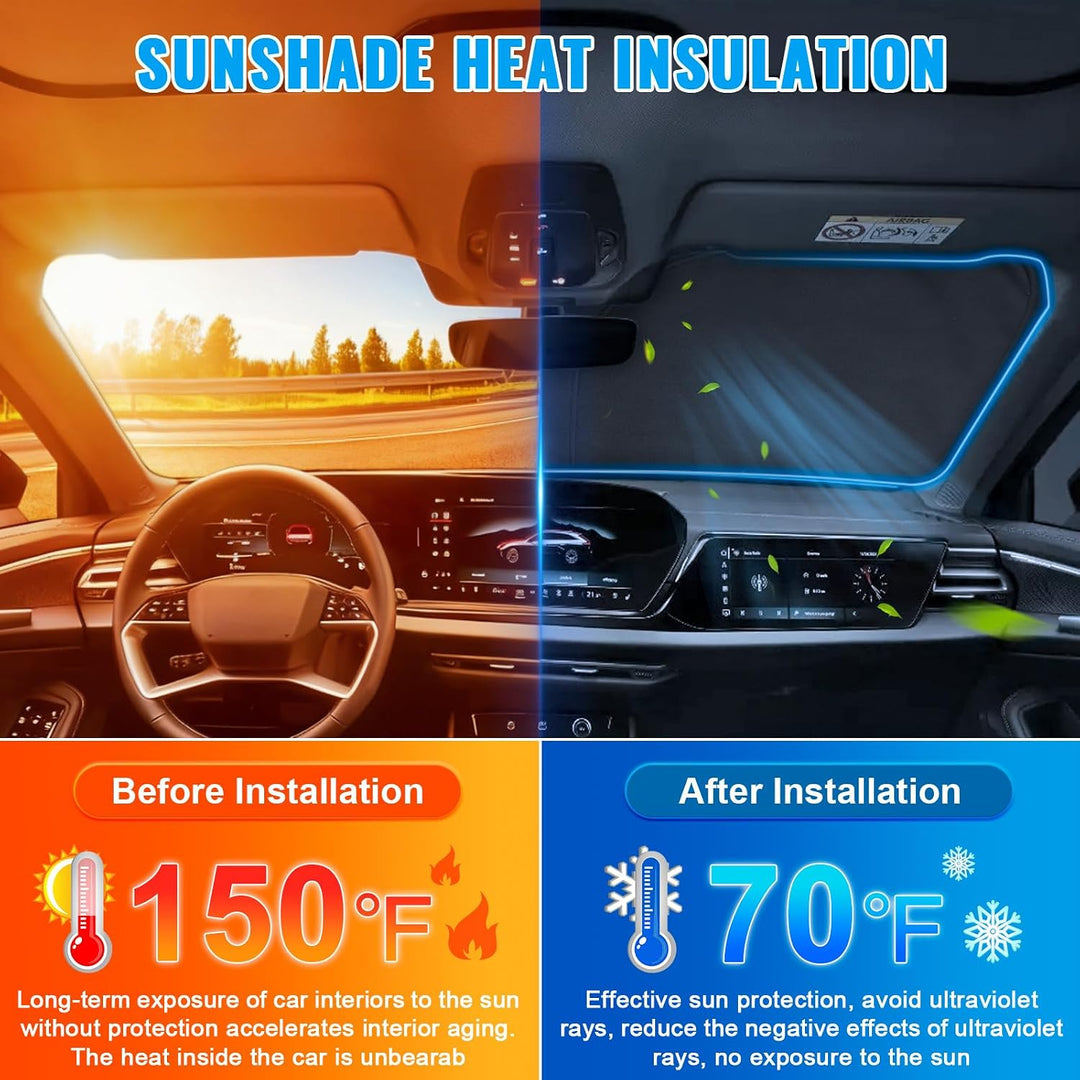 Sonnenschutz Auto Frontscheibe Ersatz für BMW X2 F39/U10 2018-2026 | Auto Windschutzscheibe Sonnensc
