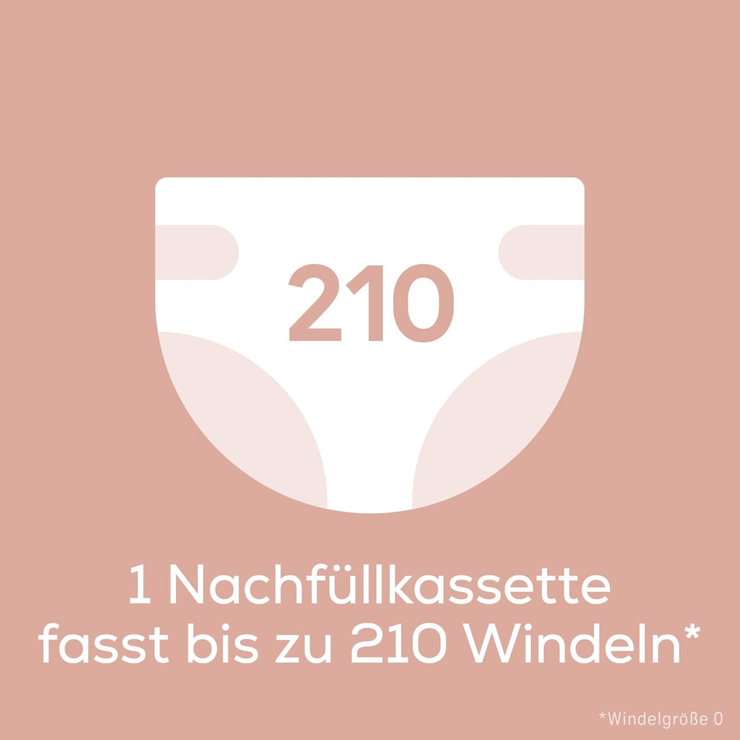 Angelcare Original Nachfüllkassetten Classic/Dress-Up XL, 6er-Pack, hält bis zu 12 Monate, 5x wenige