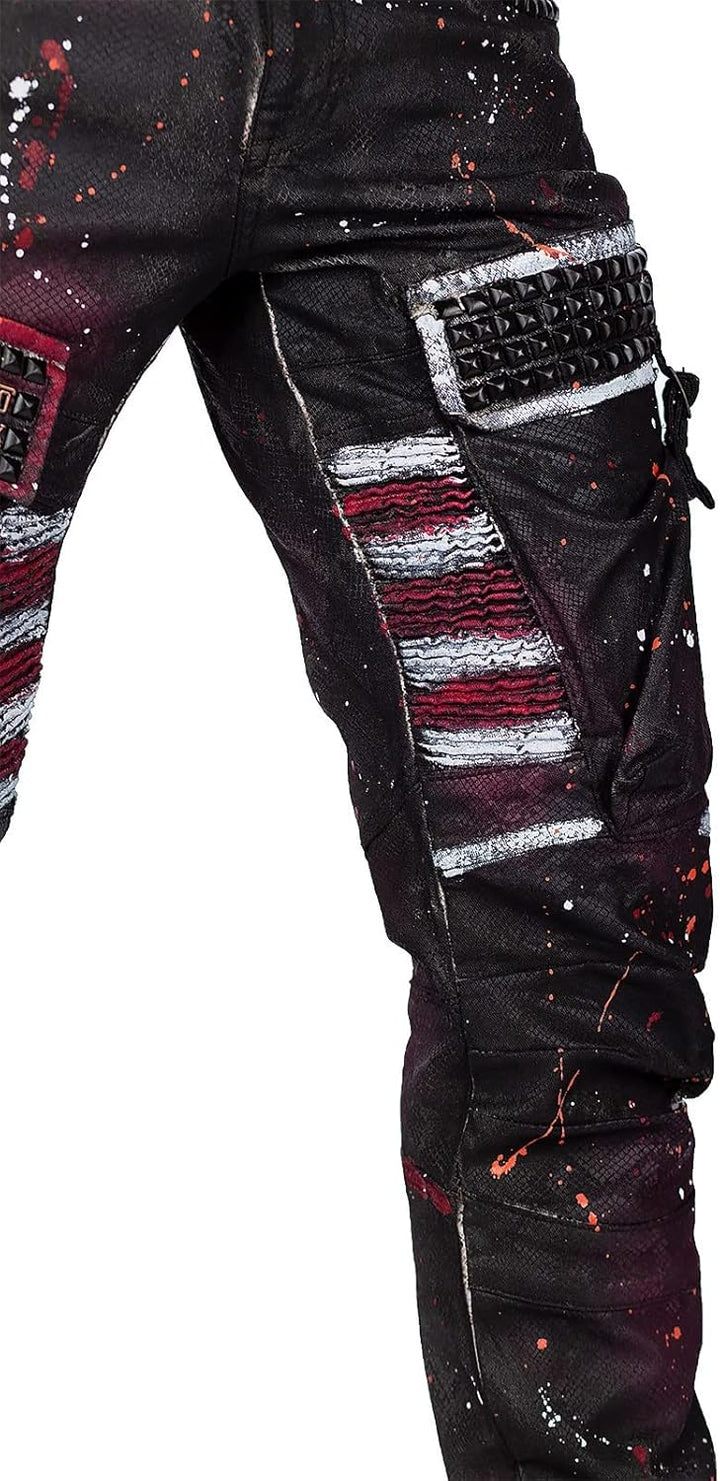 Cipo & Baxx Herren Jeans – Stylische Denim-Mode mit einzigartigem Design, Slim-Fit & Regular-Fit, Bi