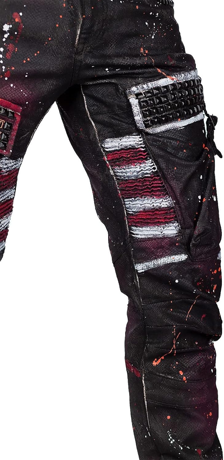 Cipo & Baxx Herren Jeans – Stylische Denim-Mode mit einzigartigem Design, Slim-Fit & Regular-Fit, Bi