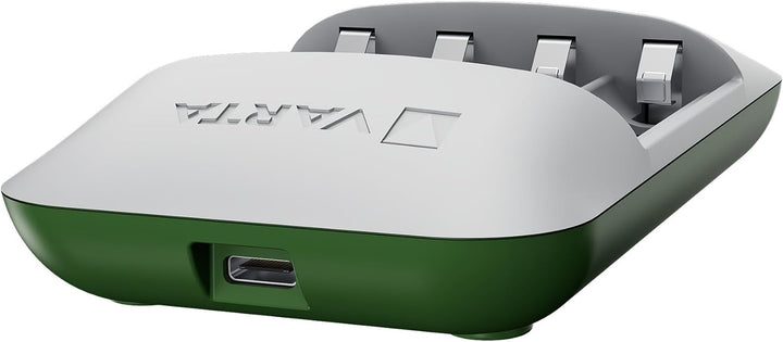 VARTA Akku Ladegerät, inkl. 4x AA 2100mAh, Batterieladegerät für wiederaufladbare AA/AAA Batterien,