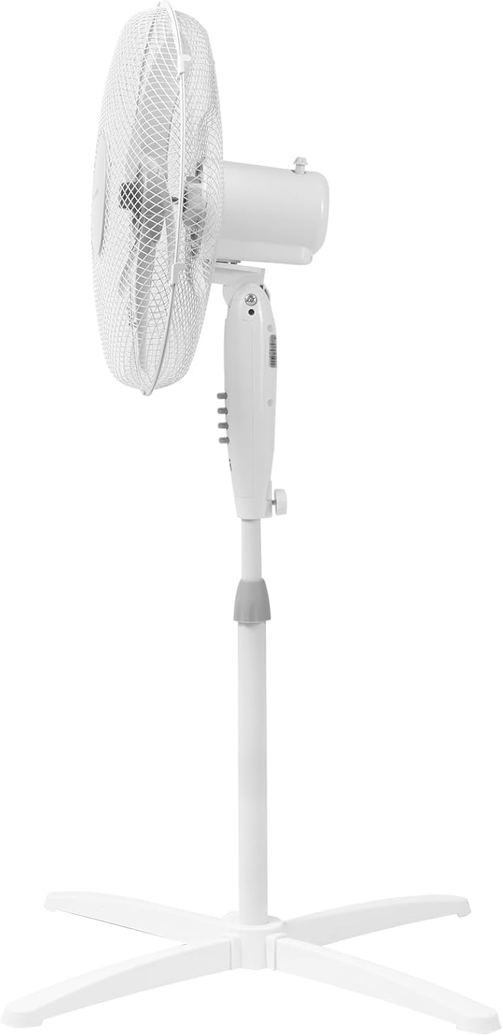 Grunkel - 16" Standventilator mit 3 Geschwindigkeitsstufen und Höhenverstellung - FAN-G165X - Blattf