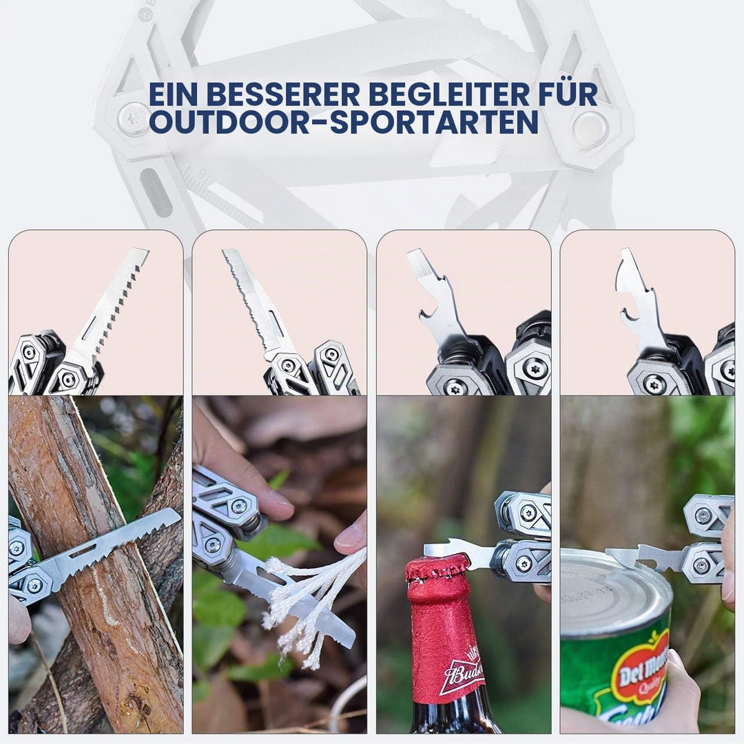 Geschenke für Männer Frauen, BIBURY Faltbares Multitools, Weihnachtsgeschenke Tools, Werkzeug Zange