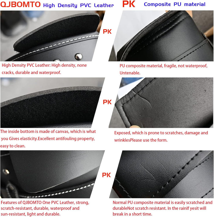 Motorrad-Satteltaschen aus hochdichtem Leder,Gepäckträger-Seitentaschen mit Getränkehalter, wasserdi