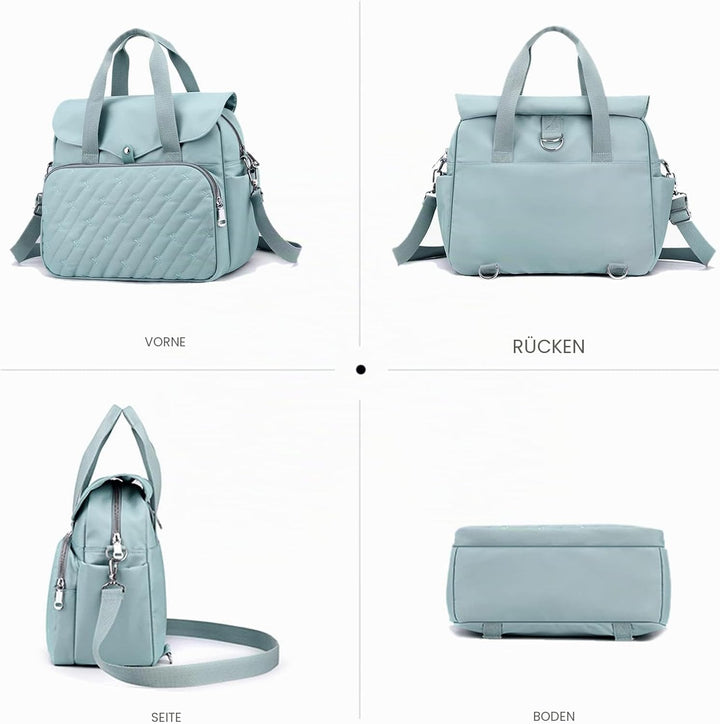 NICOLE &amp; DORIS Damen Schultertasche Gross Handtasche Shopper Multifunktionale Umhängetasche Lässiger