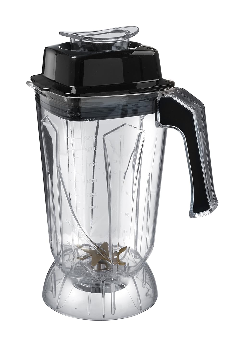HENDI Standmixer BPA-frei, Touch, mit schalldämmender Schutzhaube, Inkl. 2,5 Liter-Kanne, temperatur