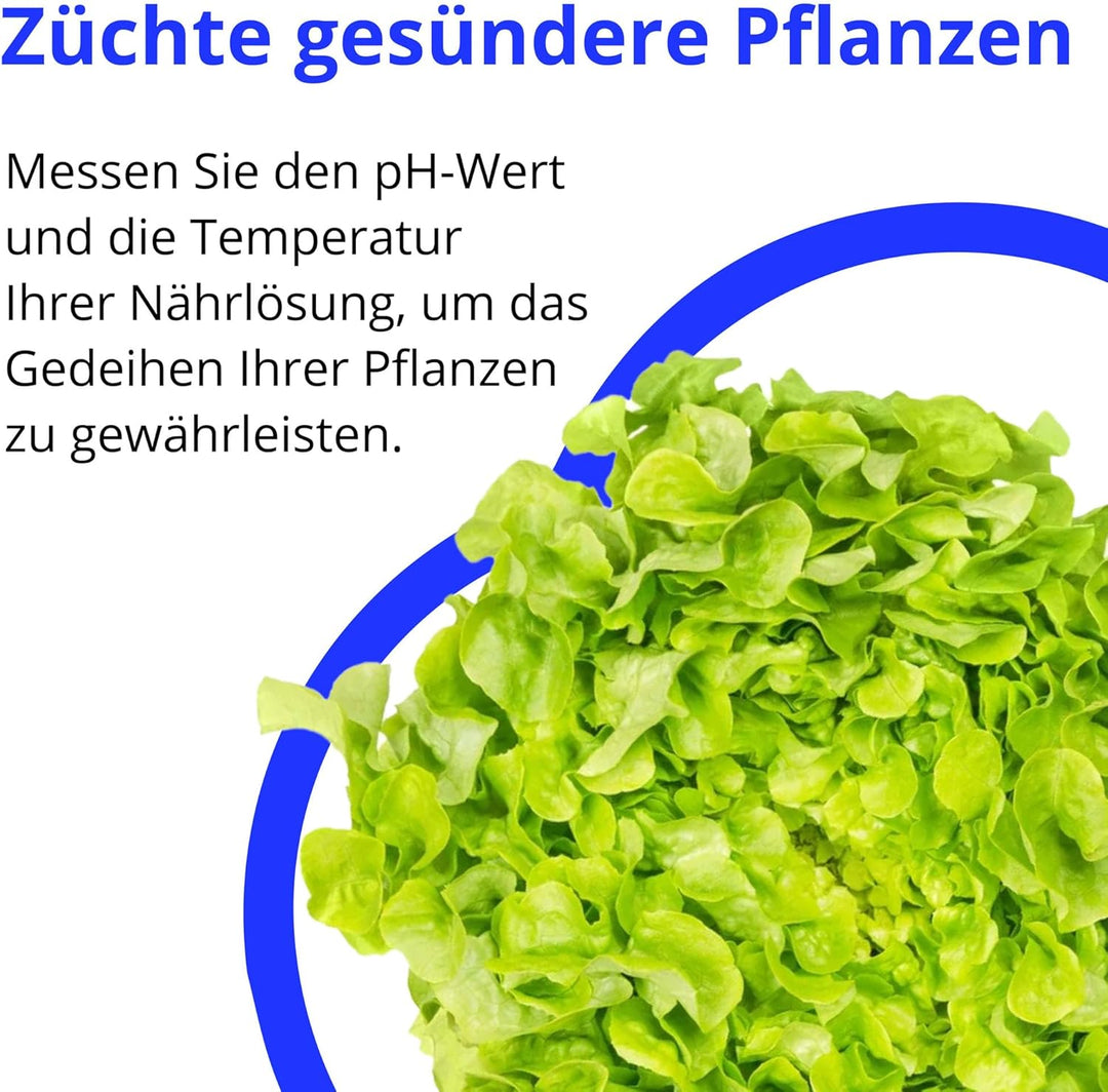 Bluelab pH Pen - Genau bis ±0,1 pH, langlebig, wasserdicht, schwimmfähig, schnell, stabil, Doppelson