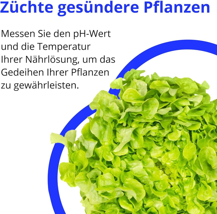 Bluelab pH Pen - Genau bis ±0,1 pH, langlebig, wasserdicht, schwimmfähig, schnell, stabil, Doppelson