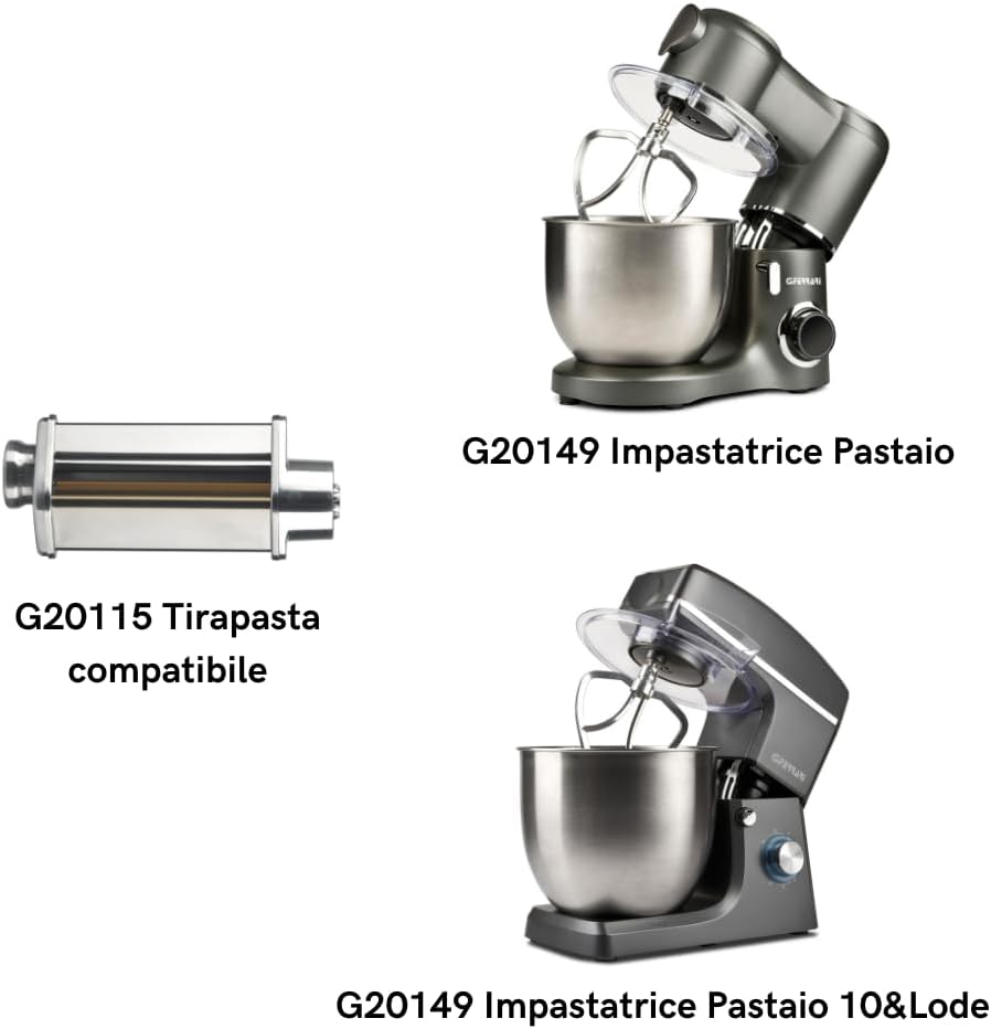 G3 Ferrari G20115 Tropferzubehör, Edelstahl Nudelmaschine, Nudelmaschine