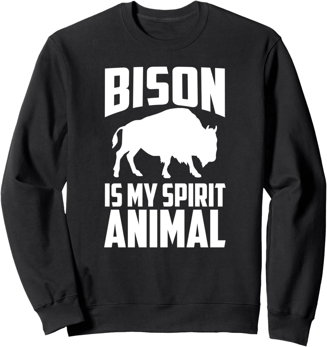 Amerikanischer Bison Büffel - Buffalo Bison Sweatshirt