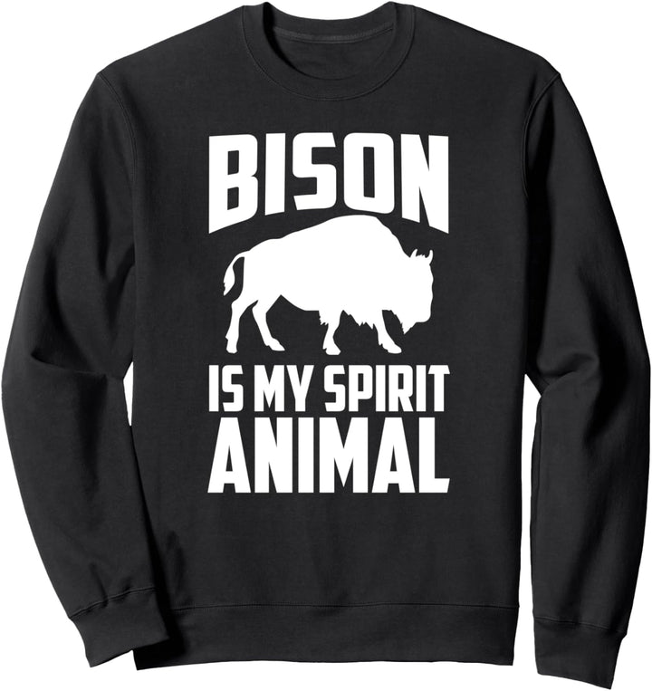 Amerikanischer Bison Büffel - Buffalo Bison Sweatshirt