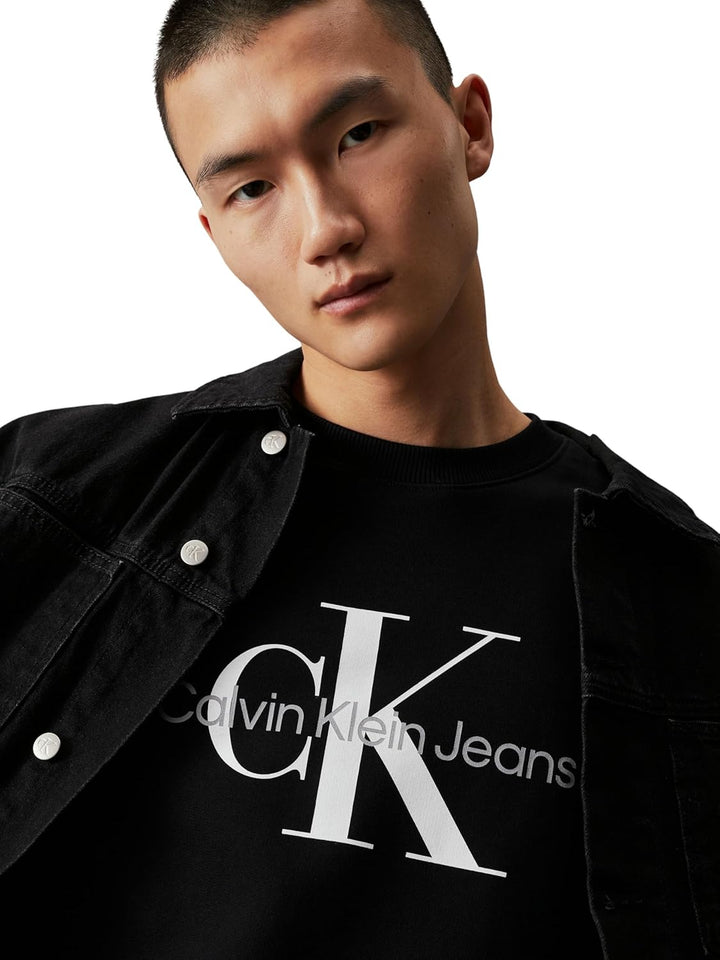 Calvin Klein Herren Pullover, Schwarz (Ck Black)