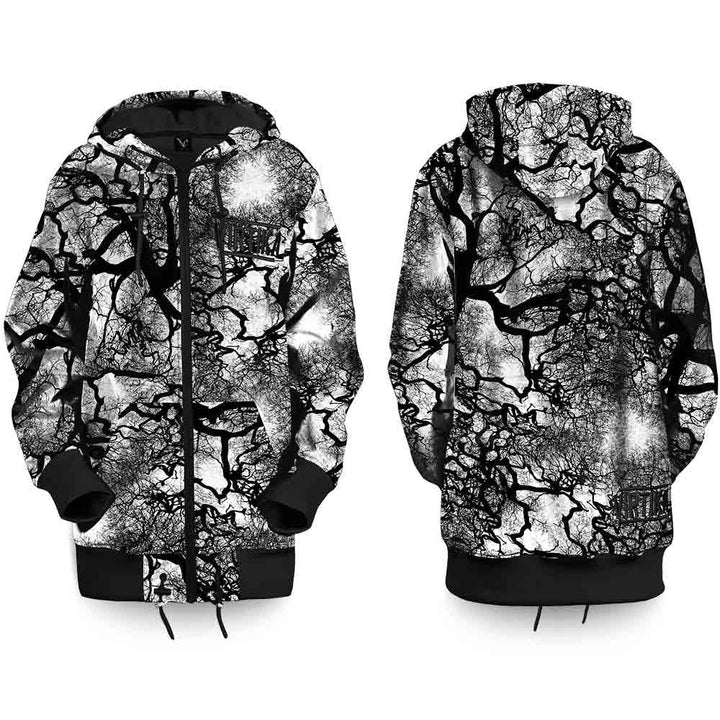 VIRTIKA Herren 10k Wasserdicht Softshell Hoodie Haunted S Schwarz, S Schwarz