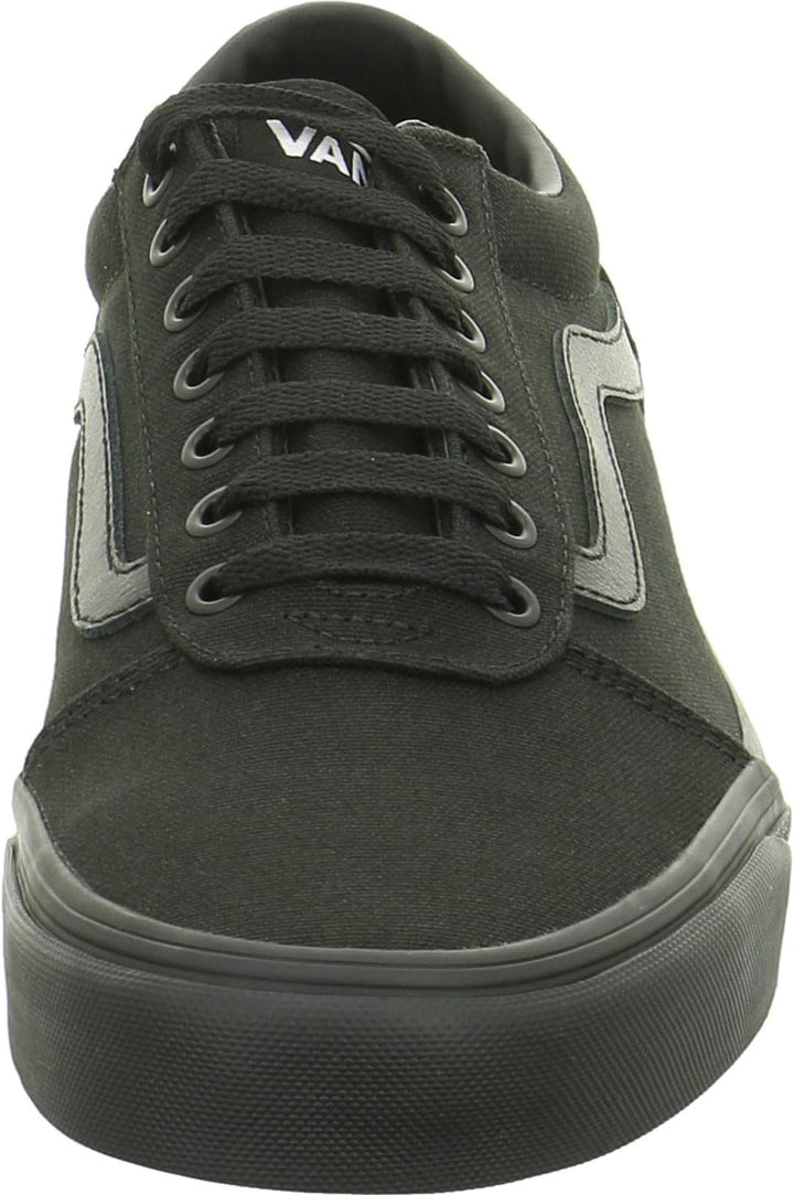Vans Herren Ward Sneaker 38.5 EU Canvas Black Black, 38.5 EU Canvas Black Black
