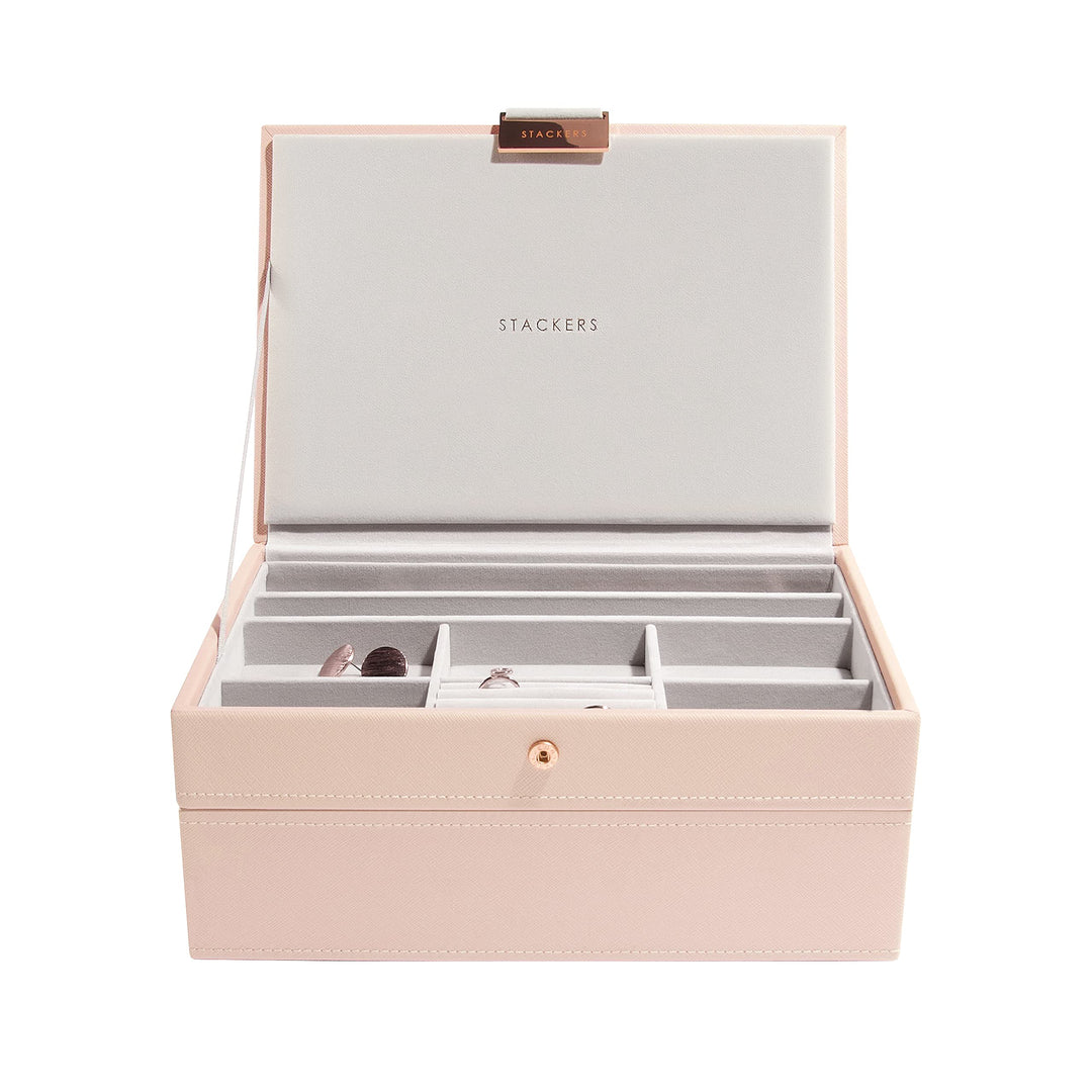 Stackers Blush Klassisch Schmuckschatulle - 2 Blush Pink, Blush Pink