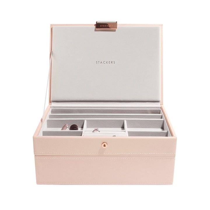 Stackers Blush Klassisch Schmuckschatulle - 2 Blush Pink, Blush Pink