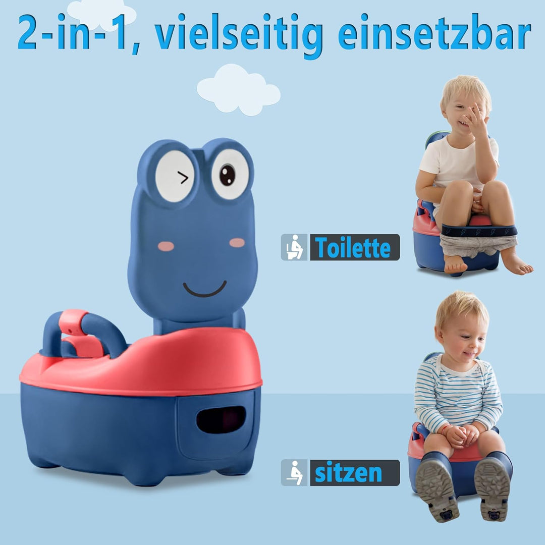 Aufun Töpfchen Baby Toilette Toilettensitz, Baby Potty, Toilettentrainer mit Griffe für Kleinkinder,