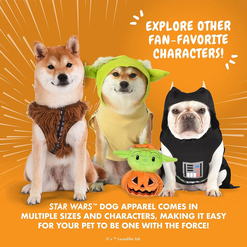 Star Wars Chewbacca Cosplay Hundegeschirr für kleine Hunde, klein (S) | Braunes kleines Hundegeschir