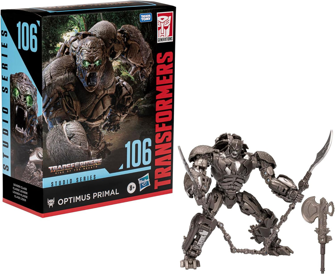 Transformers Studio Series Leader-Klasse 106 Optimus Primal Figur (21,5 cm) zu Transformers: Aufstie