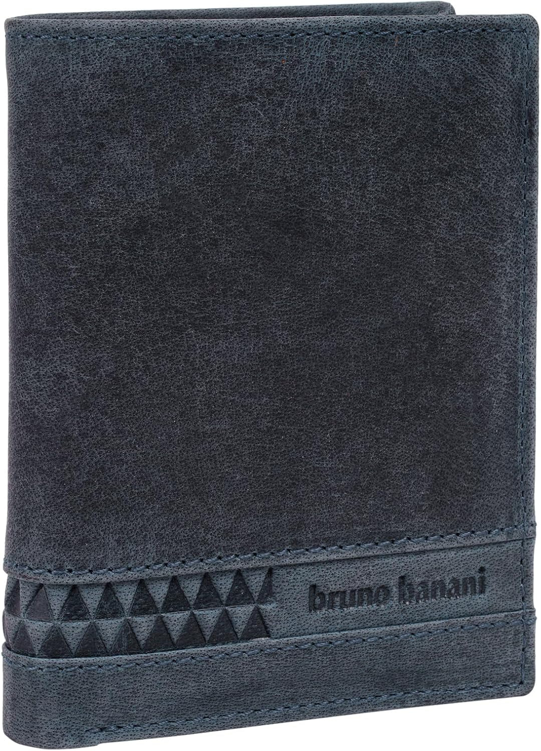 bruno banani Geldbörse Echt Leder blau Herren, Damen - 021755, Blau