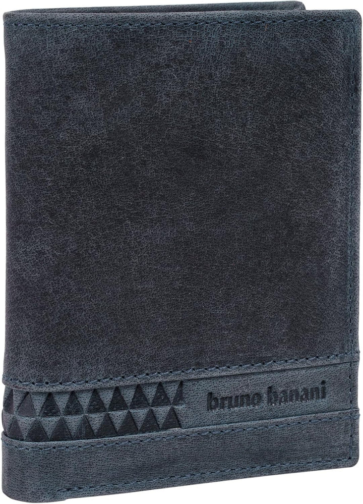 bruno banani Geldbörse Echt Leder blau Herren, Damen - 021755, Blau