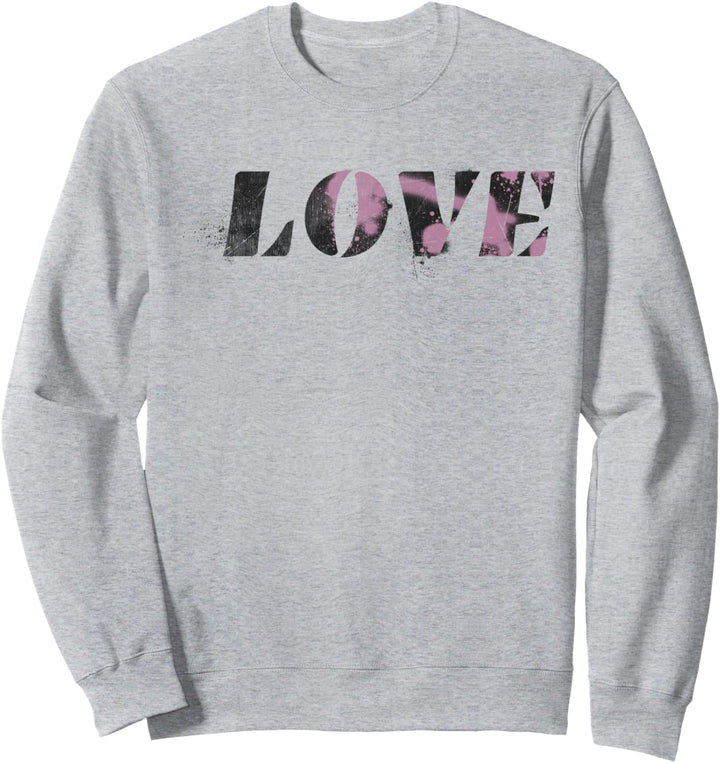 Trendy Painted Love Pocket Sweatshirt