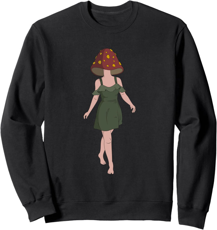 Goblincore Aesthetics Design für einen Pilzsammler Sweatshirt