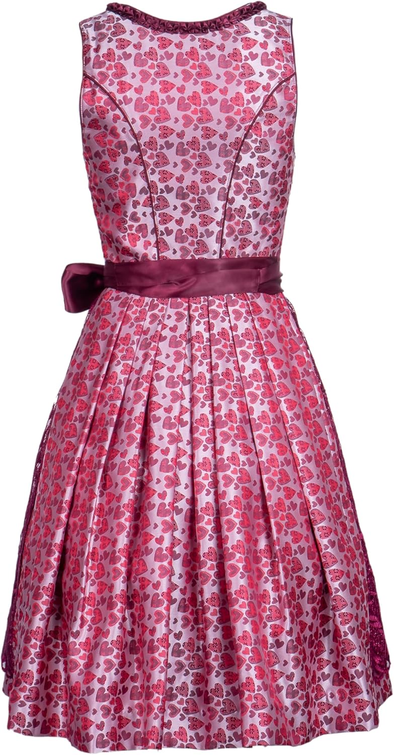 Dirndl Damen,Dirndl Schuhe Damen Elegante Kleid für Besondere Anlässe Trachtenkleid Damen Dirndl Mid