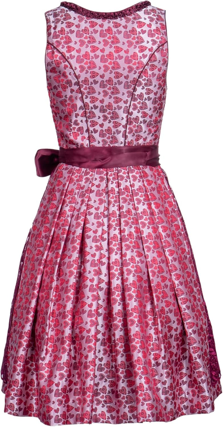 Dirndl Damen,Dirndl Schuhe Damen Elegante Kleid für Besondere Anlässe Trachtenkleid Damen Dirndl Mid