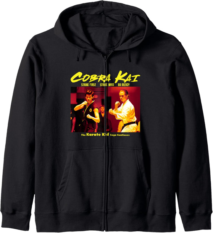Cobra Kai Die Saga setzt Poster fort Kapuzenjacke